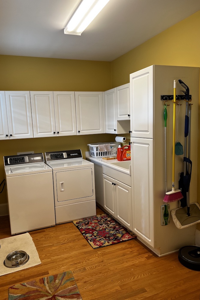before image of a laundry room
