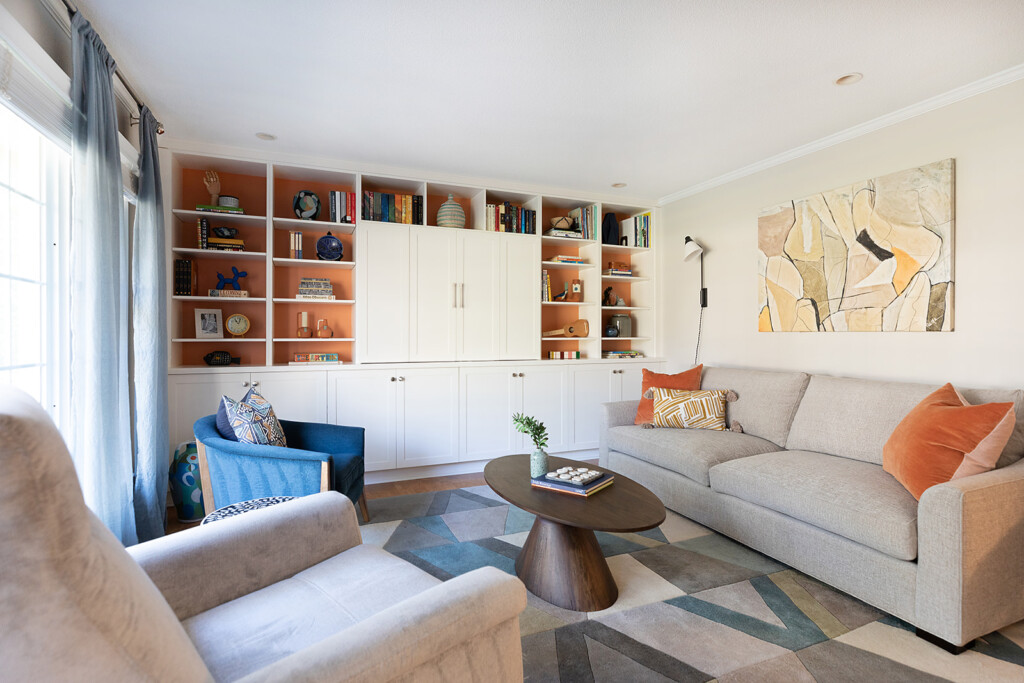 Carrboro living room Phipps Street TEW Design Studio