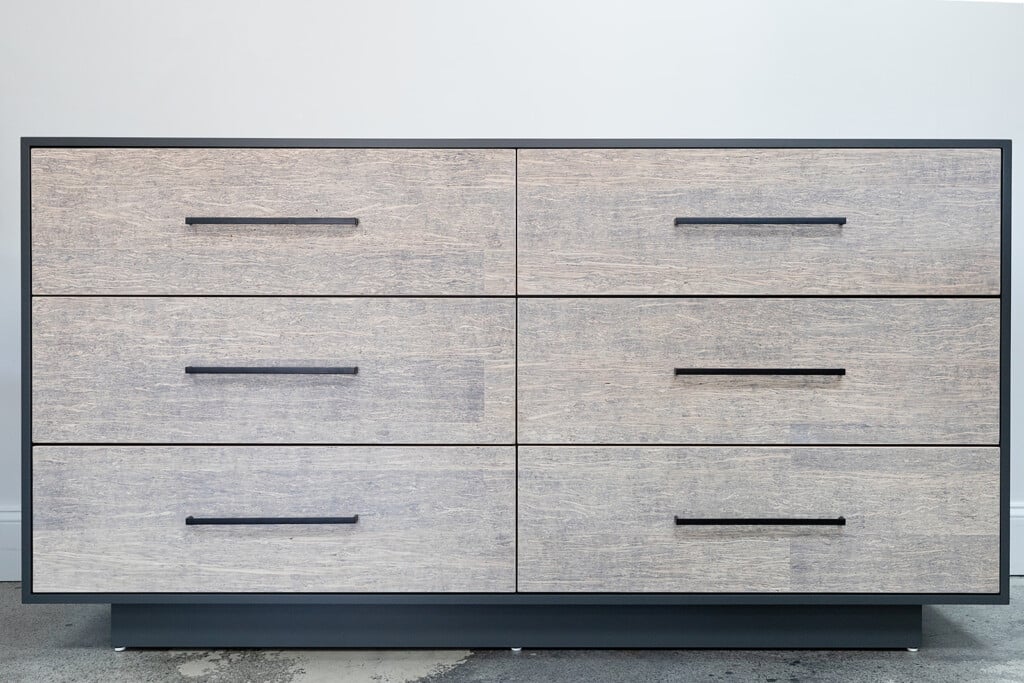 Locally crafted, sustainably made 6-drawer dresser from TEWlines.