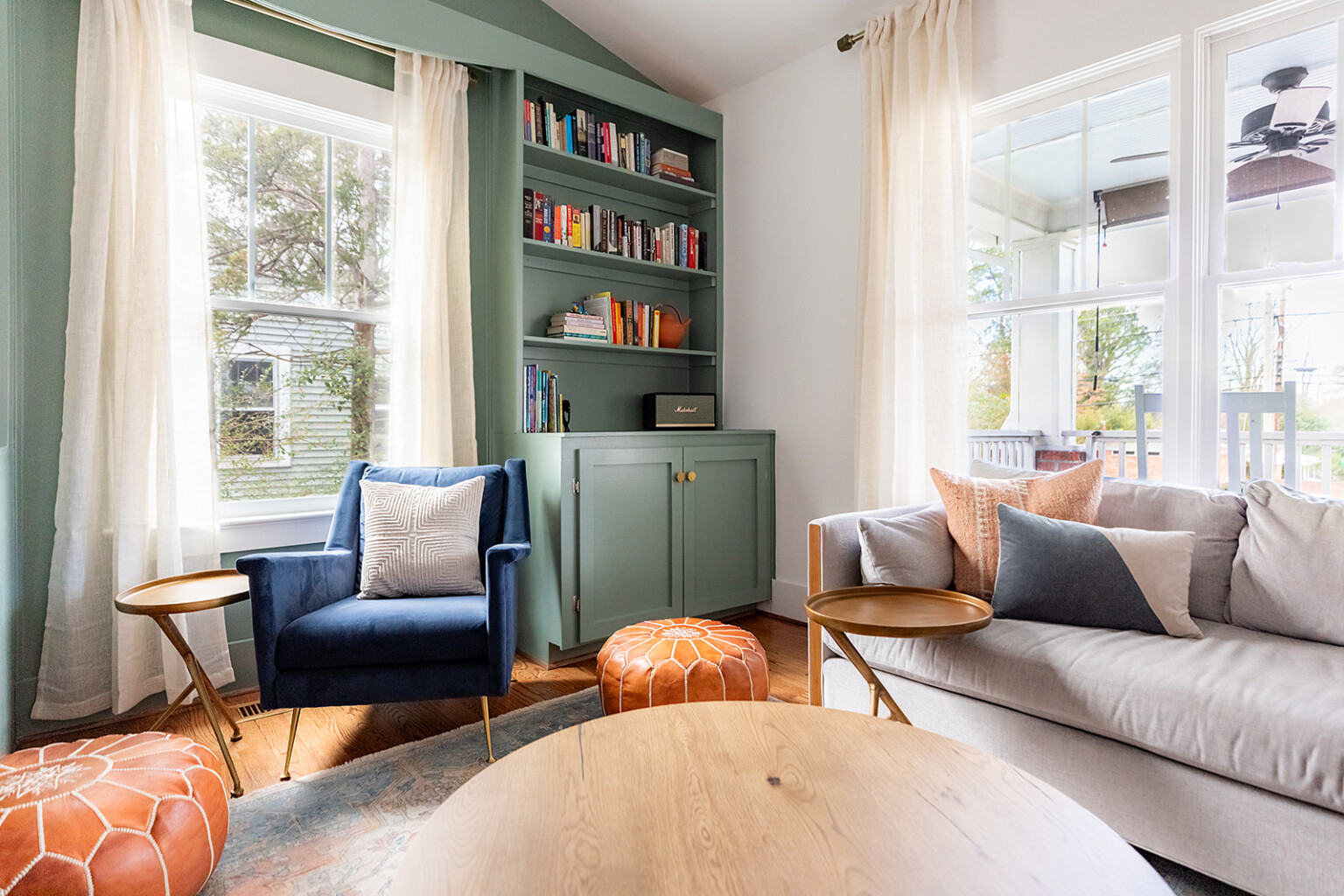 Living Room Nursery & Living Room Design Remodel Durham, NC | TEW ...