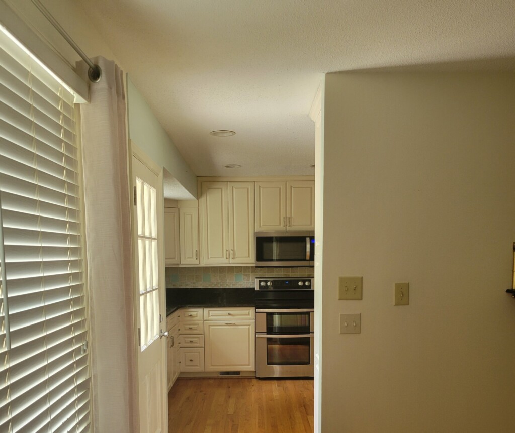 Kitchen before renovation at North Hills Drive in Raleigh, NC.