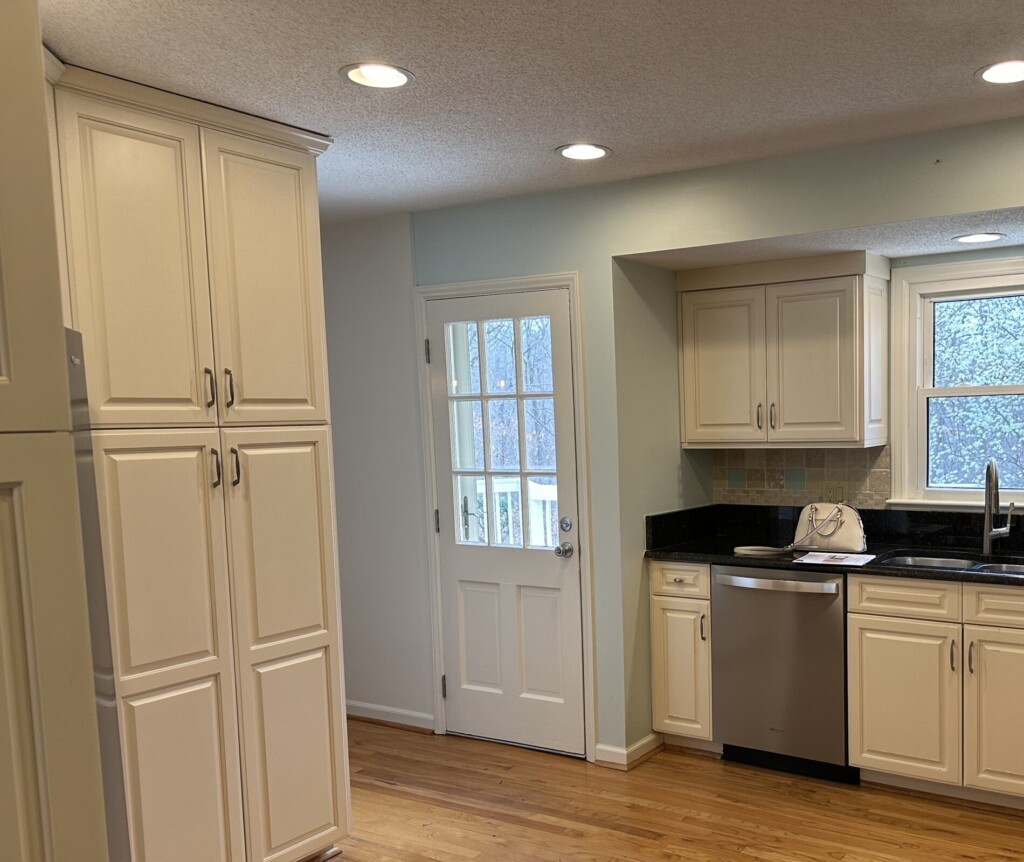 Kitchen before renovation at North Hills Drive in Raleigh, NC.