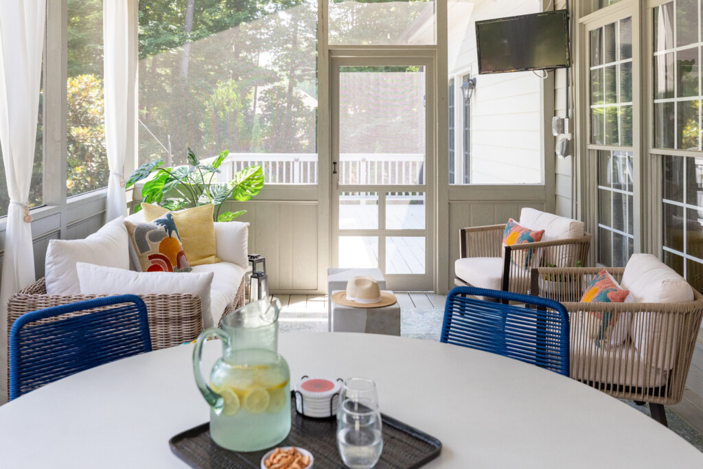 Functional sunroom interior exterior forever home design – TEW Design Studio