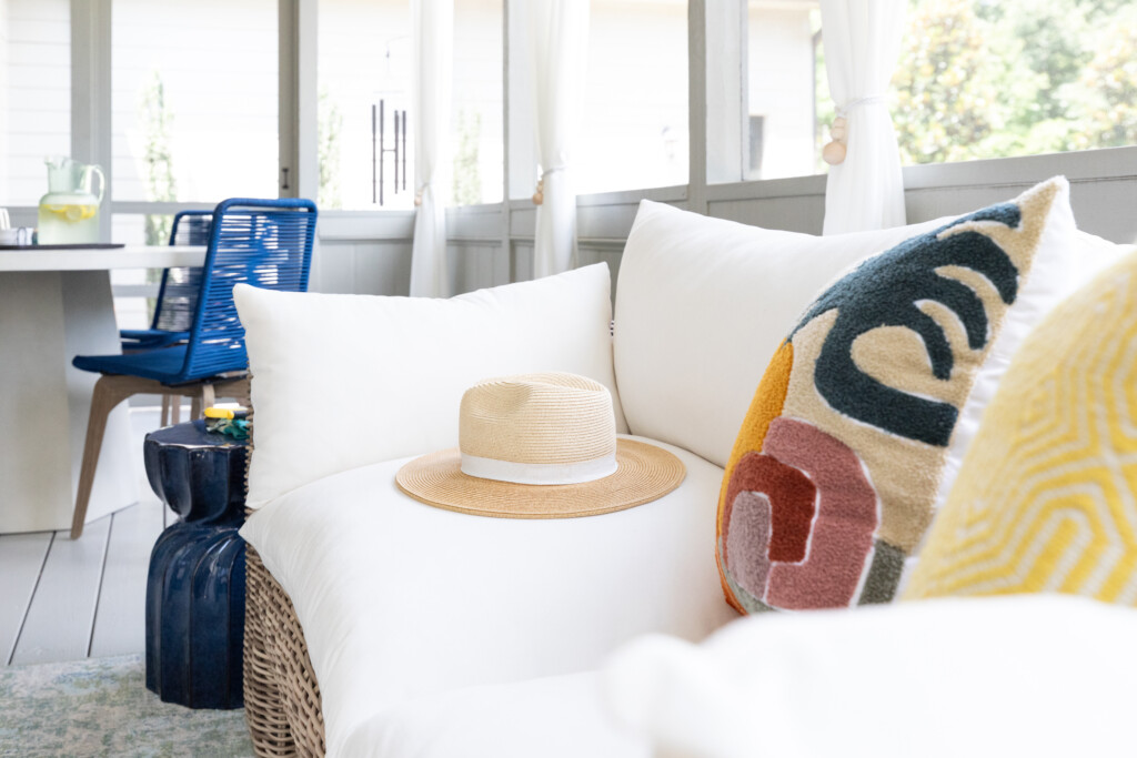 Interior forever home design wicker couch – TEW Design Studio