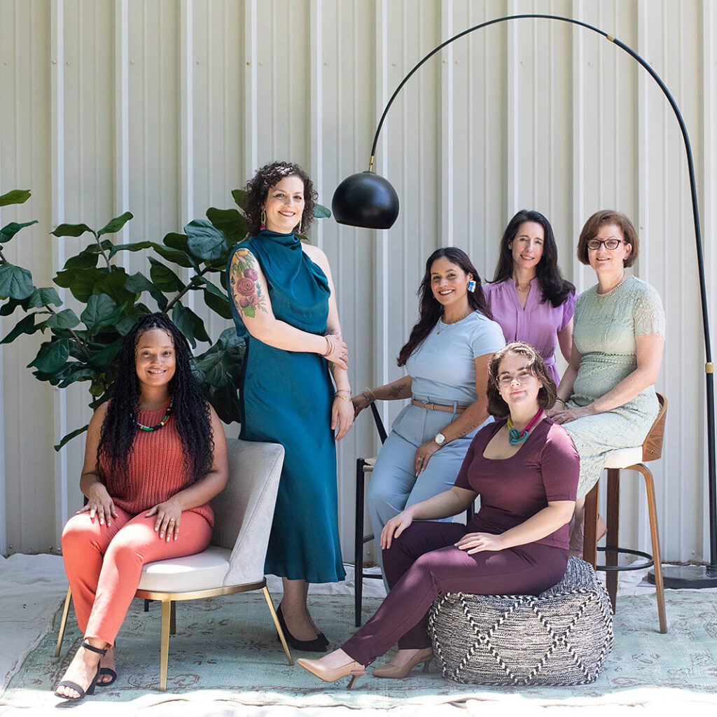 interior design team of consultants at TEW Design Studio in Durham, North Carolina